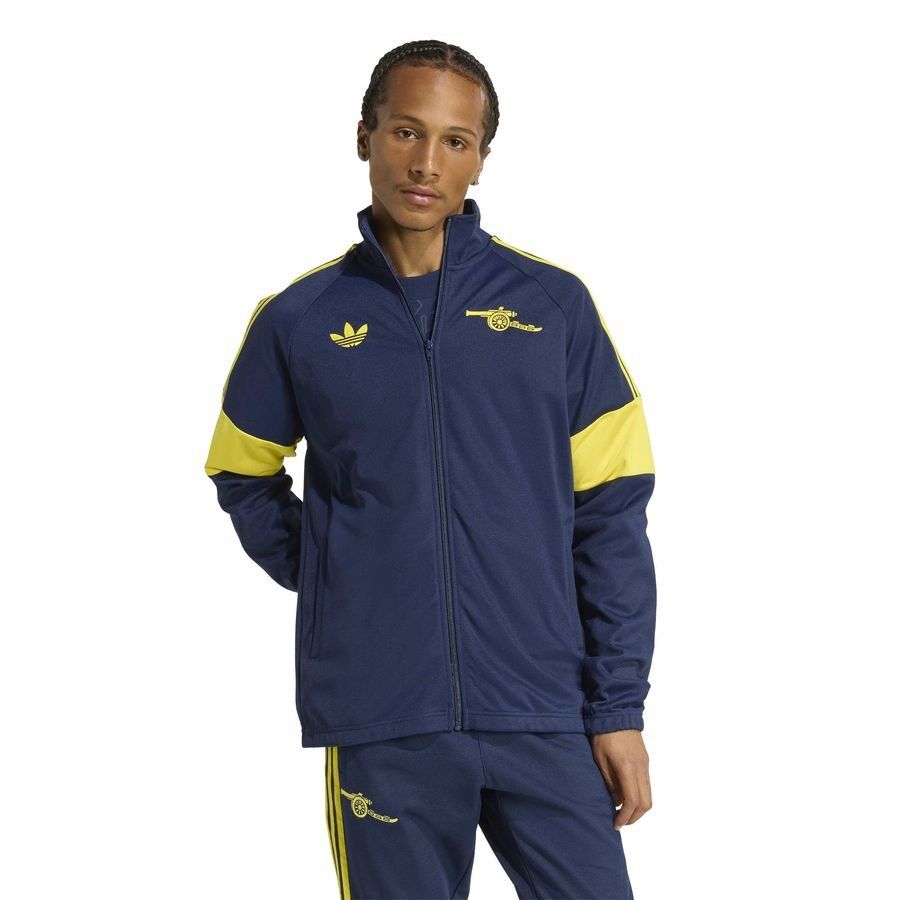 Arsenal Track Top Lifestyler - Night Indigo/Yellow - Men's-SoccerKits Hub | Buy Soccer Jerseys Online